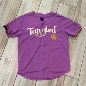 Disney Purple 'Tangled' Rapunzel Baseball Jersey -BOX LUNCH EXCLUSIVE size M